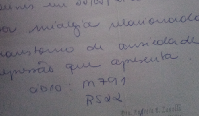 ajuda para tratamento de saúde fribromiagia e axames