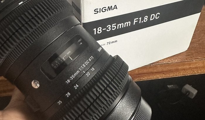 lente Sigma 18-35 + Adaptador de Lente 