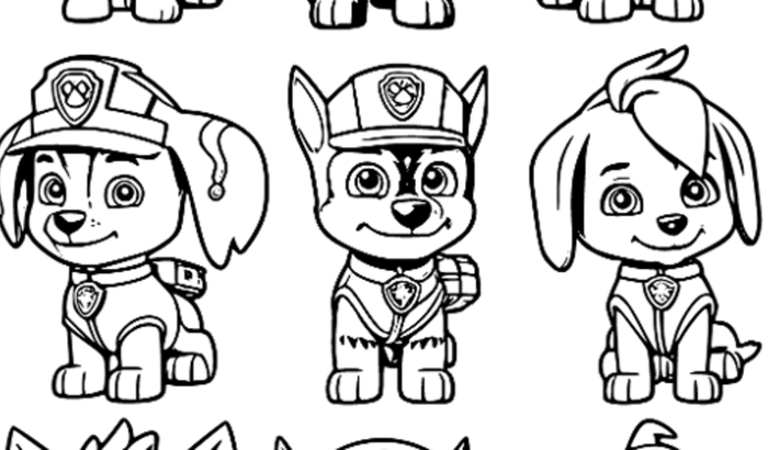 Explore Free Paw Patrol Coloring Pages | GBcoloring