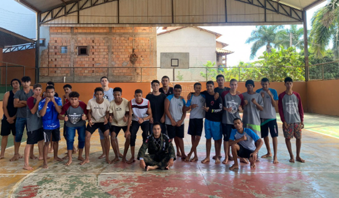 Acao em prol do projeto social Fight kids!