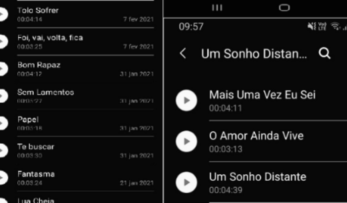 Gravação de Álbum - Um Sonho Distante