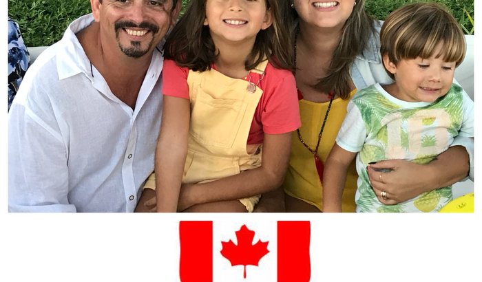 Família Lacerda - Chegada ao Canadá