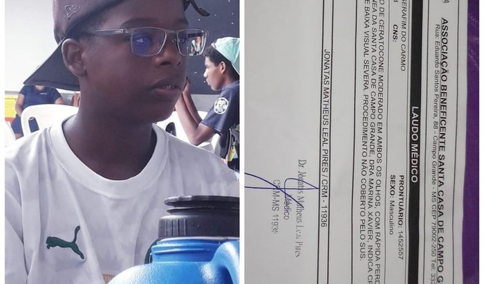 Ajuda para realizar cirugia nos olhos do Gustavo