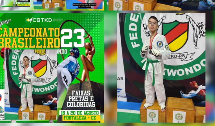 Ajude o Gabriel a participar no Super Campeonato Brasileiro de Taekwondo 2023
