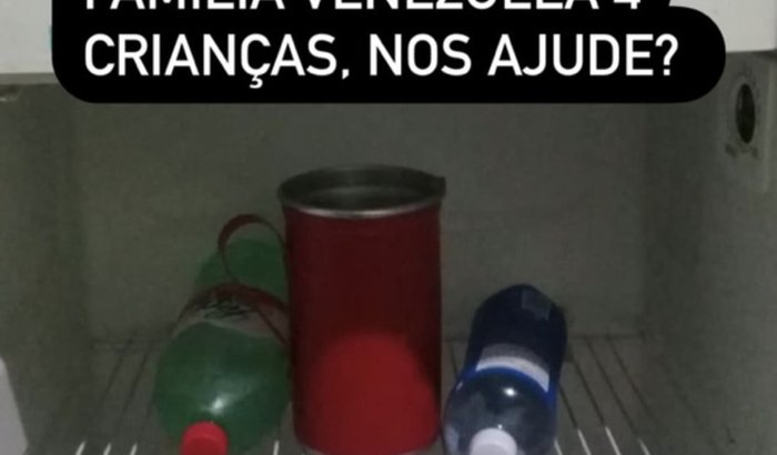 Família Venezuelana estado precário 