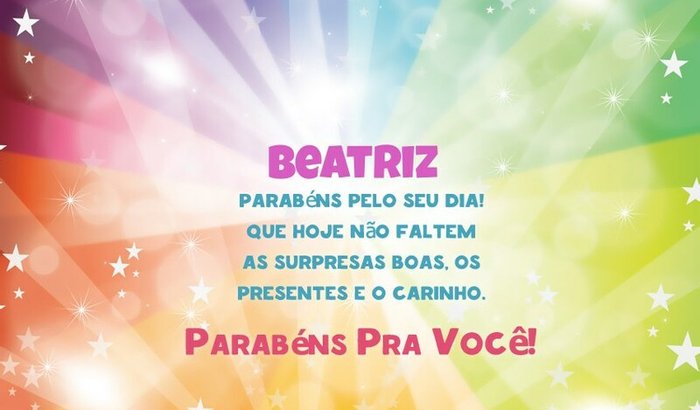 Vakinha Surpresa, Aniversário  Bia!