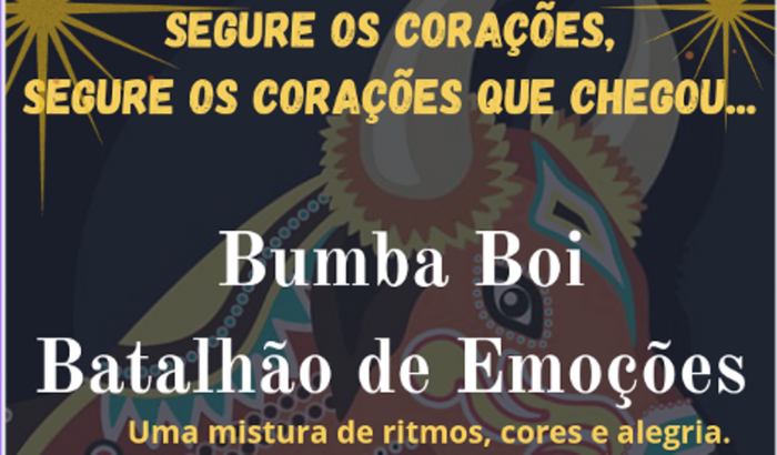 Incentivo a criação do grupo de Bumba boi Batalhão de Emoções 