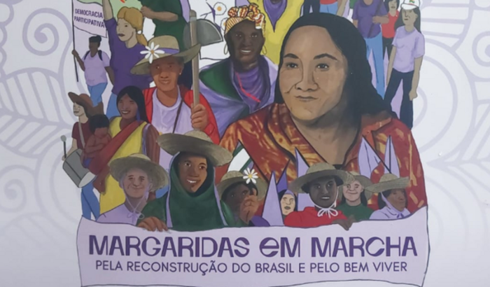Extrativistas na Marcha das Margaridas em Brasília 