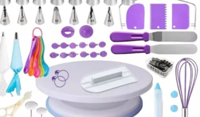 Ajuda para comprar materiais e ingredientes de confeitaria