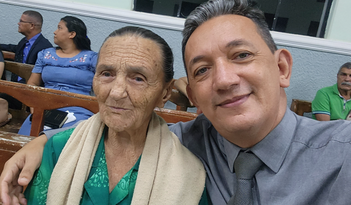 Aniversário de 90 anos da mamãe Lourdes 