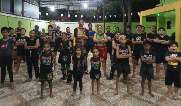 Equipamentos para treino de MuayThai