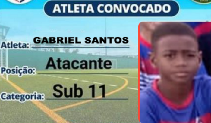 Ajude Gabriel ir a 2º Copa De Base Bahia Cup SUB-11