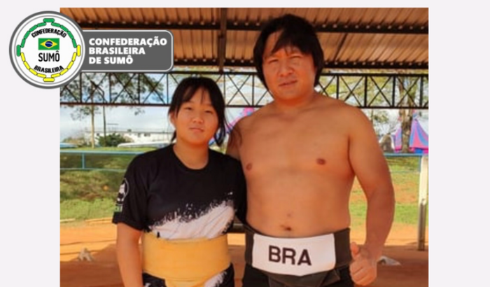 RIFA Pai e Filha no Campeonato Mundial de Sumô no Japão 