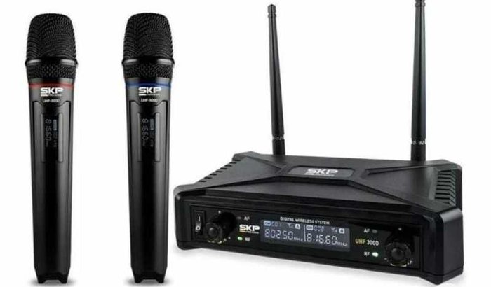 02 Microfones sem fio para a Igreja