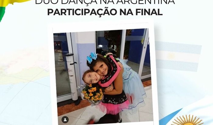 Bailarinas talentosas rumo a Argentina