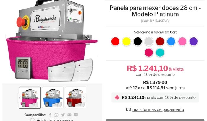 Presente Casamento - Panela Mexedora 