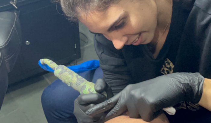 Máquina de tattoo da Isa 