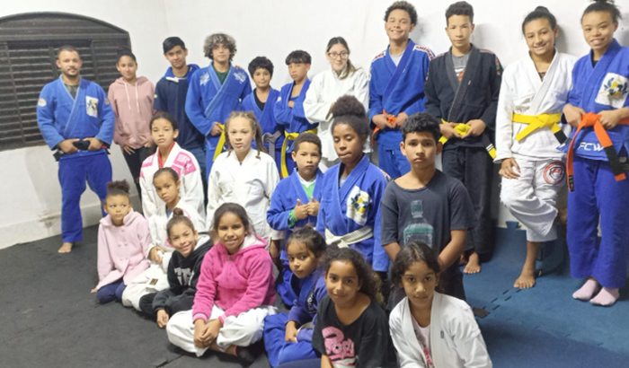 Troca De Faixa das Crianças do Jiu-jitsu 