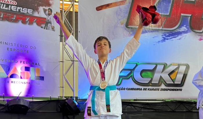 JayVee no Campeonato Goiano de KArate