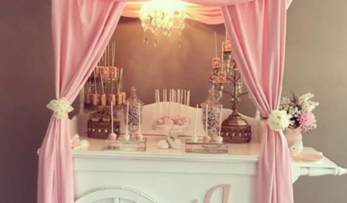 Carrinho gourmet de doces finos