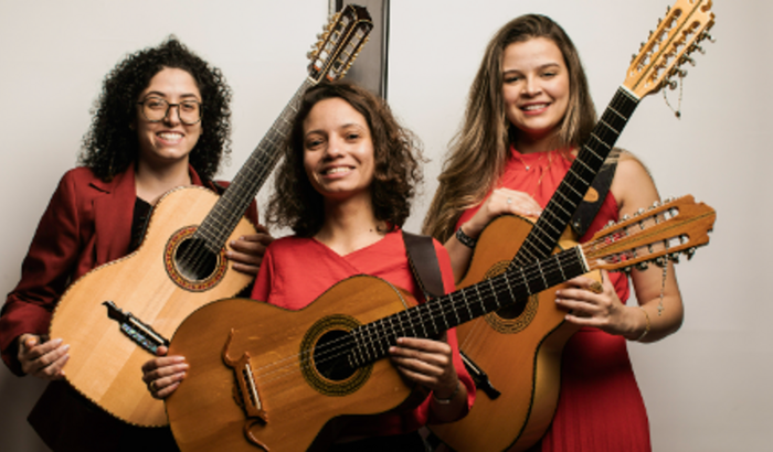 Gravação do 1º álbum Viola com Elas