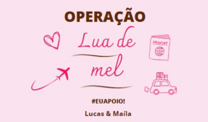 Lua de mel Lucas e Maíla