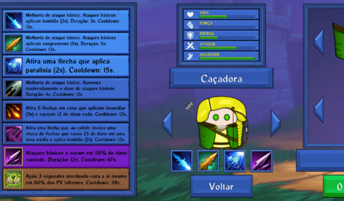 Ajuda para finalizar o jogo que meu marido está criando