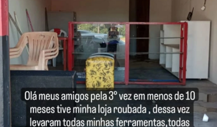 Ajuda para levantar nossa loja que foi roubada, levaram tudo !!
