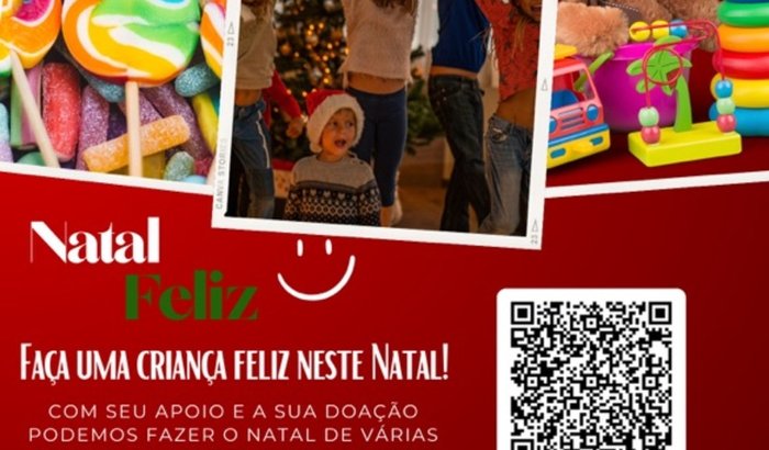 Ajuda para fazer o Natal das criança mais felizes com doces e brinquedos! 🧸🍭🎅