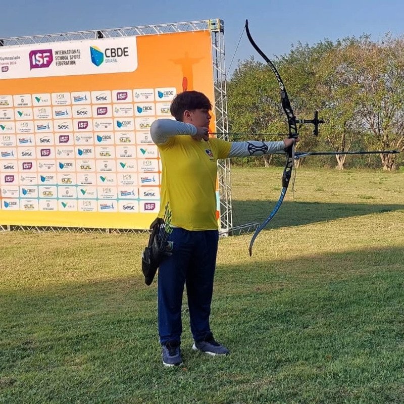 imagem da vaquinha Equipamento Atleta Base Arco e Flecha Archery 
