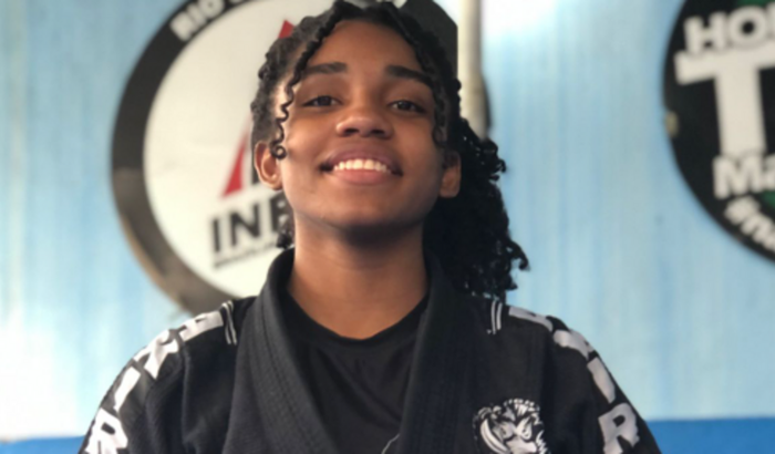 Yasmin no Europeu Kids de Jiu Jitsu