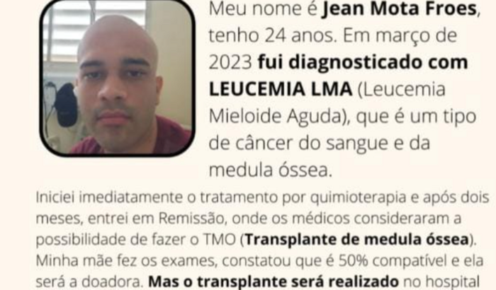 Ajuda um Colega que tem Leocemia LMA