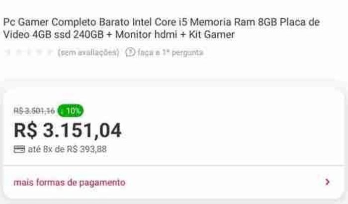Me ajude a comprar um PC Gamer 