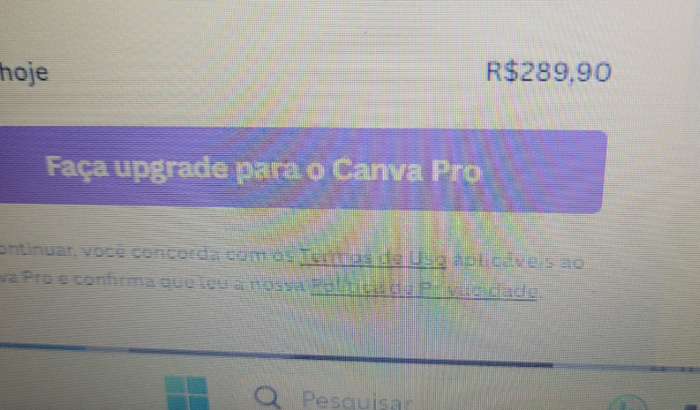Ajudar eu pagar a assinatura do Canva para começar a trabalhar com Designer dos meus serviços online