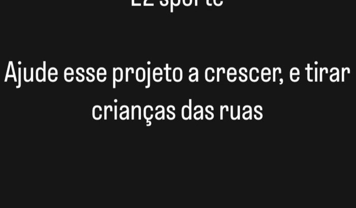 Vaquinha solidária para ajudar na escolinha de futebol de crianças carente