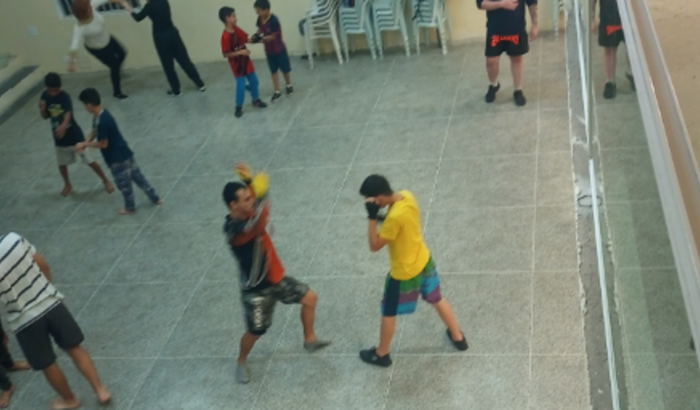 Tatame para projeto lapidados para lutar!