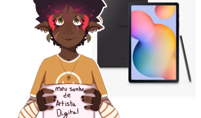 Ajudaria uma Artista de 14 Anos a comprar um Tab S6 Lite? 