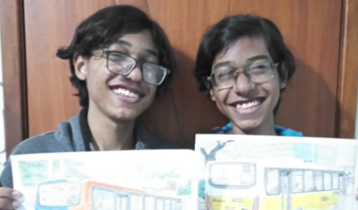 Ajude os Gêmeos Desenhistas do RJ1 a Comprar Material de Desenho