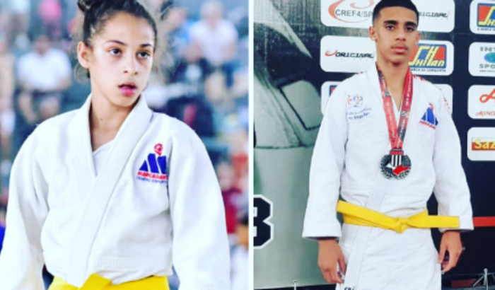 AJUDE OS ATLETAS CAIO 12 ANOS E MARIA 11 ANOS NA JORNADA DO JUDÔ