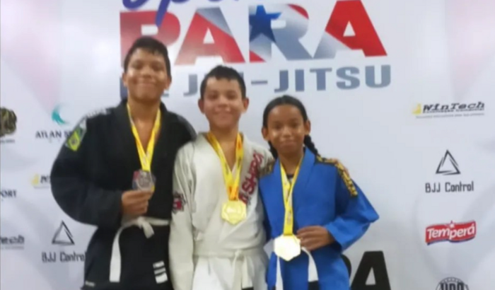 Ajudar os Atletas Trigêmeos no Campeonato Paraense de Jiu-jitsu 