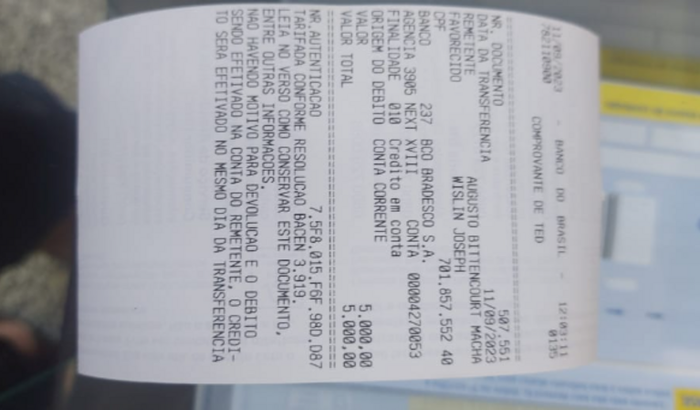 Fui Enganado por um larápio pelo whats.Perdi R$ 7.500.