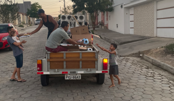 Ação social as crianças 