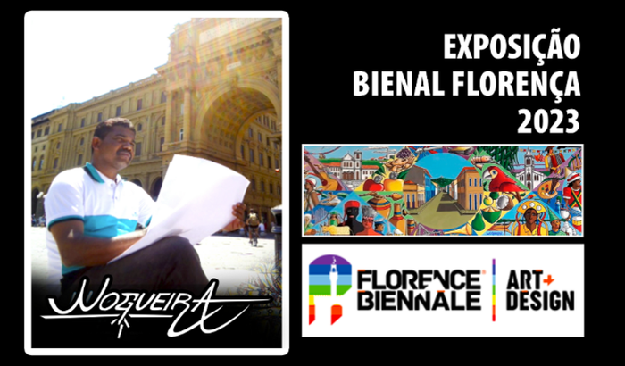 Nogueira Artista Plástico - Exposição Bienal Florença 2023