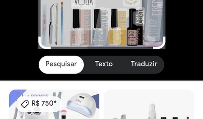 Custear nós materiais de Nail designer, sobrancelhas e cílios 