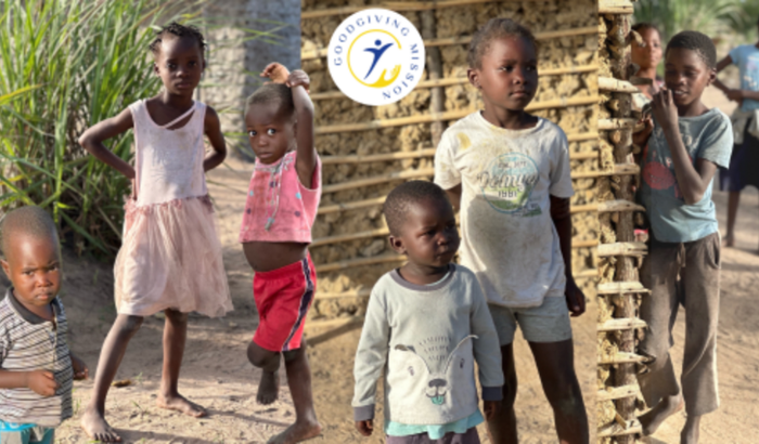 Construção do orfanato em Moçambique África 