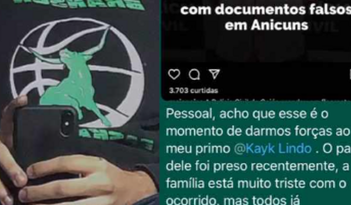 Apoio para  Kayk Lucas Fabiano Junior