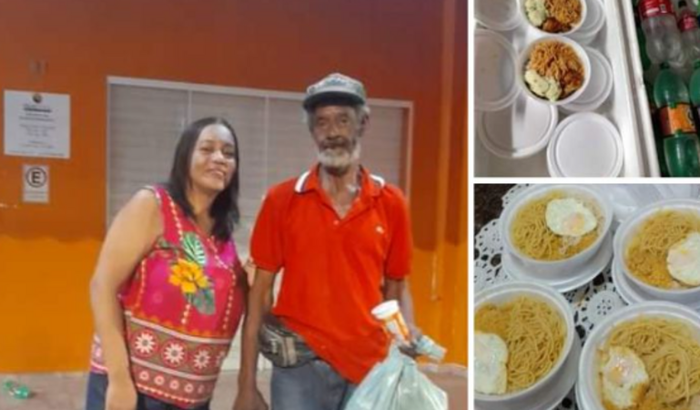 Ajudar nas quentinhas pra morador de rua 