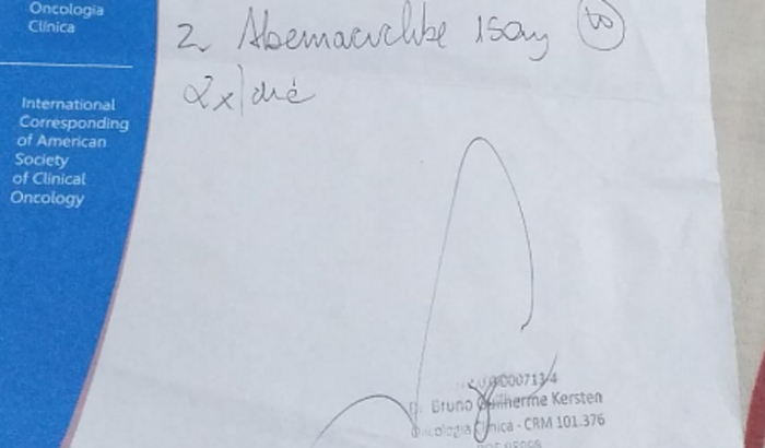 Compra de medicação nome ABEMACICLIBE 150 MG,