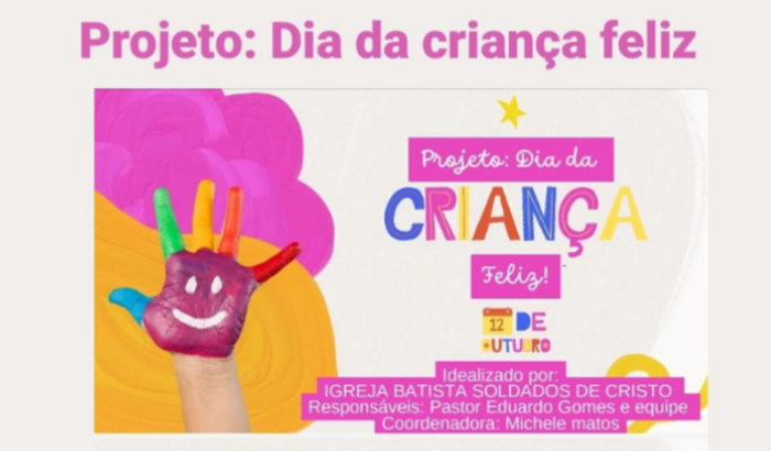 Ajuda pra fazer o dia das crianças na comunidade 