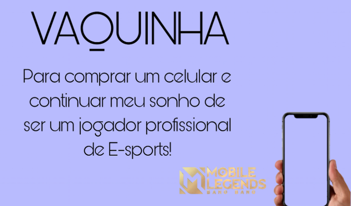 Vaquinha pro celular novo